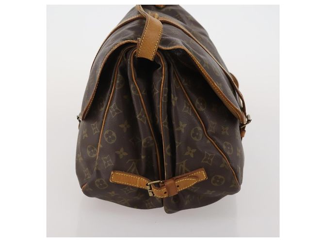 LOUIS VUITTON Borsa a Spalla Monogram Saumur 35 M42254 LV Auth BA13483 Monogramma - vista 3