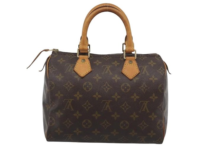 LOUIS VUITTON Borsa Monogram Speedy 25 M41528 LV Auth 188603SAV Monogramma - vista 2