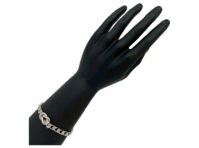 Tiffany & Co Bracciale charm con nodo centrale vintage Tiffany Argento - vista 2