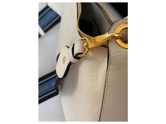 Prada Vitello Phenix Hobo-Tasche Weiß - Ansicht 4
