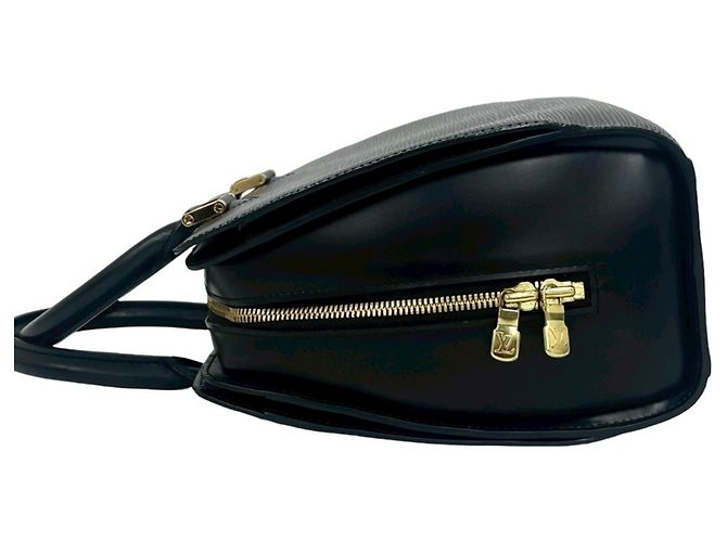 Borsa Louis Vuitton Pont Neuf in pelle Epi Nero - vista 5