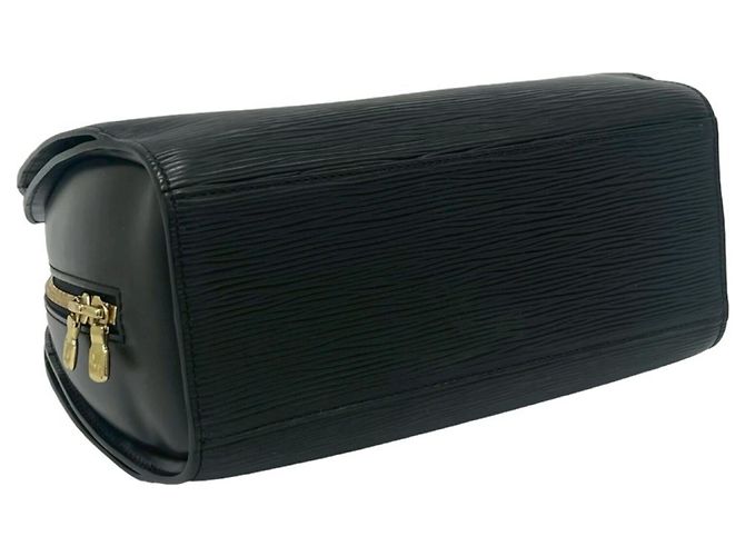 Borsa Louis Vuitton Pont Neuf in pelle Epi Nero - vista 7