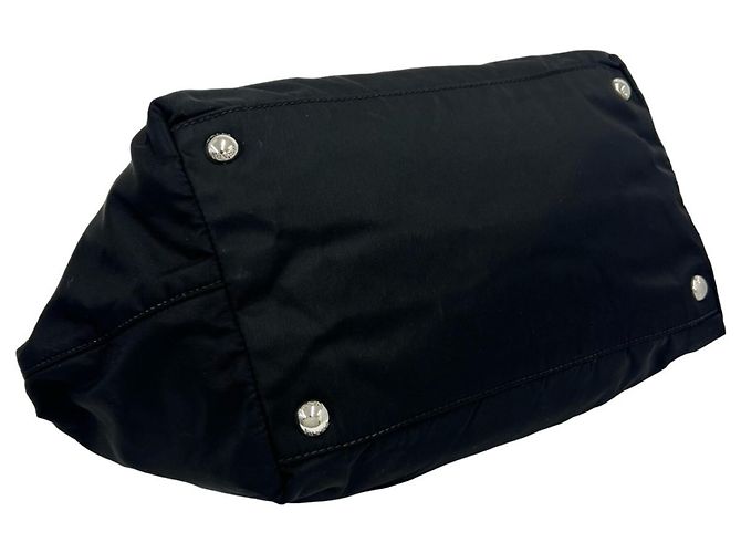 Borsa Prada Tessuto Nylon Ribbon Motif Nero - vista 7