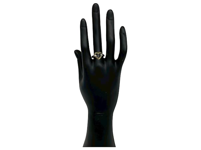 Tiffany & Co Tiffany Open Heart Ring Silber Golden - Ansicht 2
