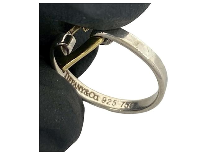 Tiffany & Co Tiffany Open Heart Ring Silber Golden - Ansicht 3