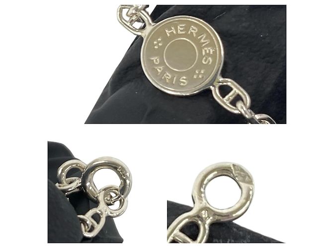 Hermès Collar HERMES Chaine d'Ancre Sellier Plata - vista 3
