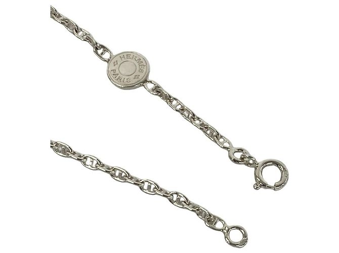 Hermès Collar HERMES Chaine d'Ancre Sellier Plata - vista 4