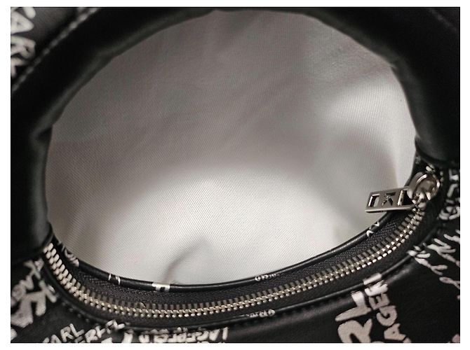 Borsa Karl Lagerfeld K Party Paris - Nero e Argento Bianco - vista 5