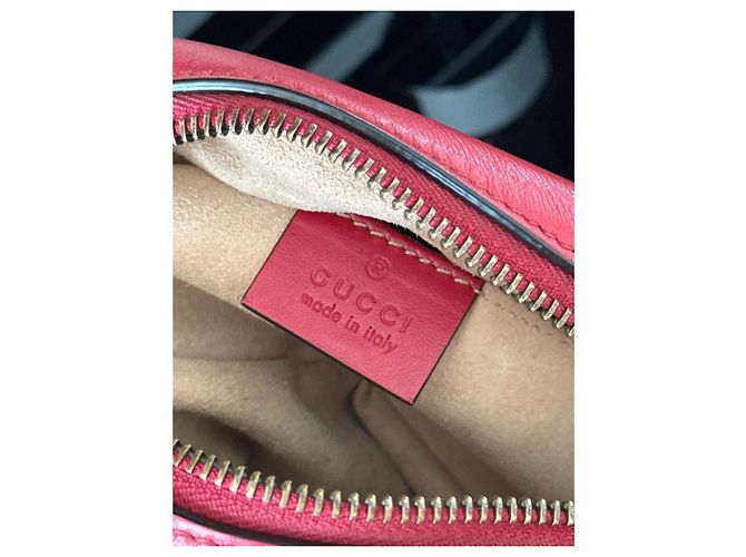 Gucci GG Marmont Small Camera Bag - Borsa a Tracolla Rosso - vista 12