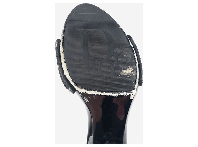 Mules de tacón Diorissimo Monogram Dior by Galliano SS05 Negro - vista 9