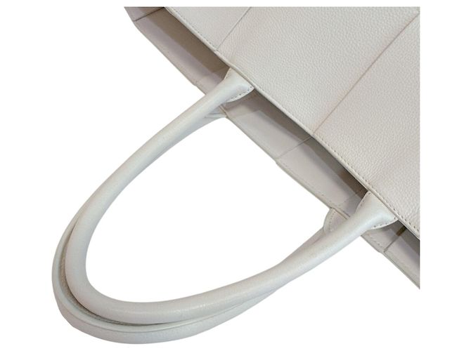 Bolsa de Ombro Bottega Veneta Arco Maxi Intrecciato Branco - vista 3