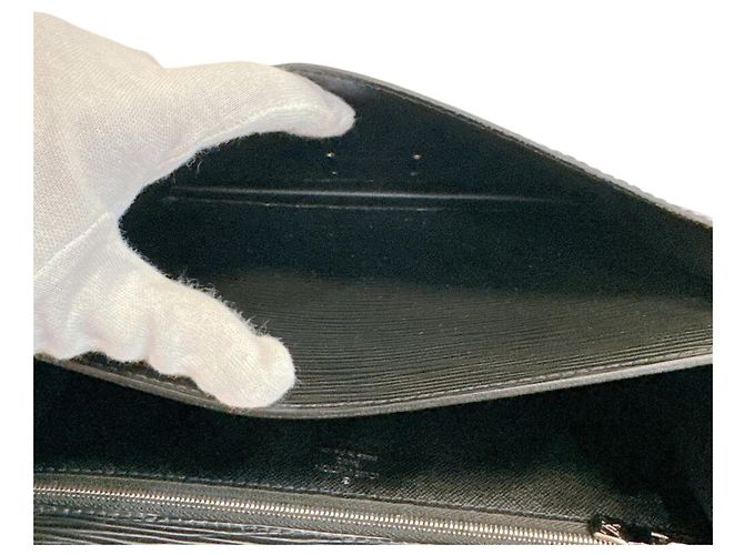 Borsa a tracolla Louis Vuitton M52792 Monceau 28 in pelle Epi Nero - vista 10