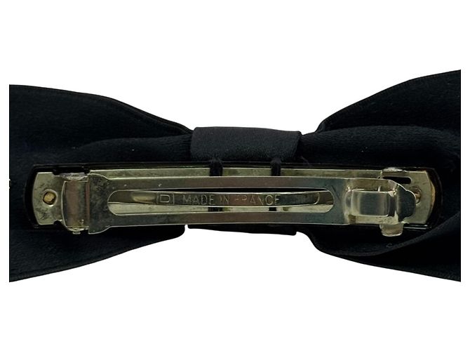 Fermaglio CHANEL Ribbon Logo Coco Mark Nero - vista 5