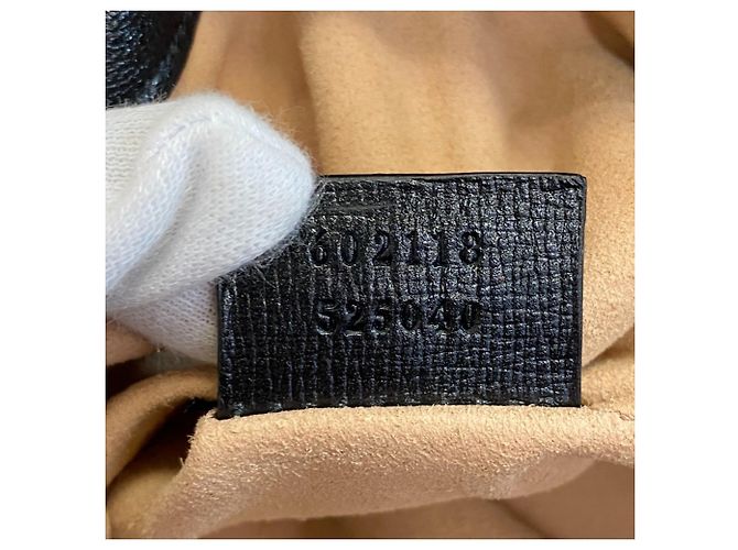 Gucci 602118 Horsebit 1955 Borsa a tracolla Nero - vista 9