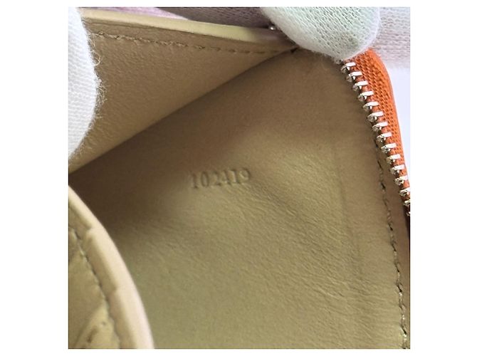 Carteira compacta com zíper Loewe Knot Laranja - vista 10
