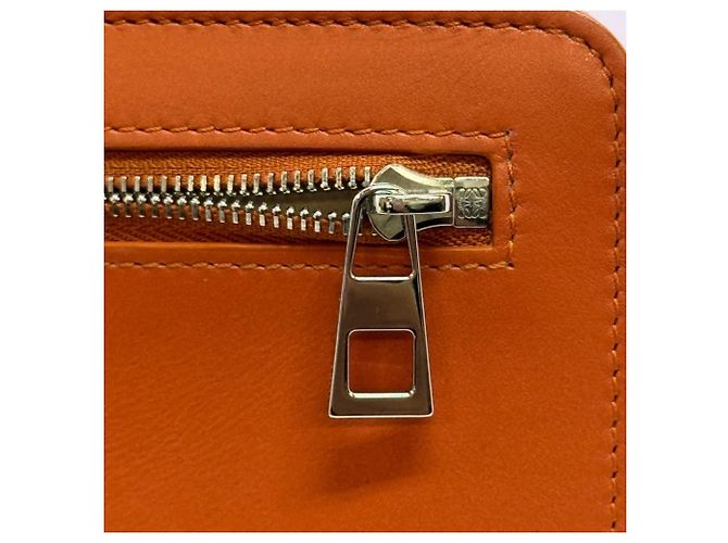 Carteira compacta com zíper Loewe Knot Laranja - vista 12