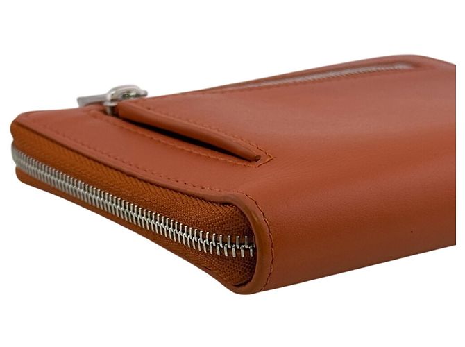 Carteira compacta com zíper Loewe Knot Laranja - vista 3