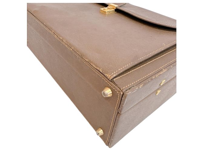 Gucci 0848 Old Gucci Attache Case Handbag Marrone - vista 5
