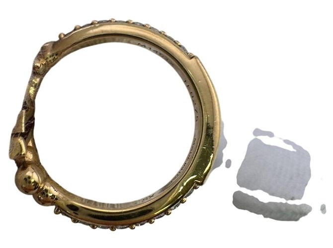 Anello Louis Vuitton Iconic placcato oro - vista 5
