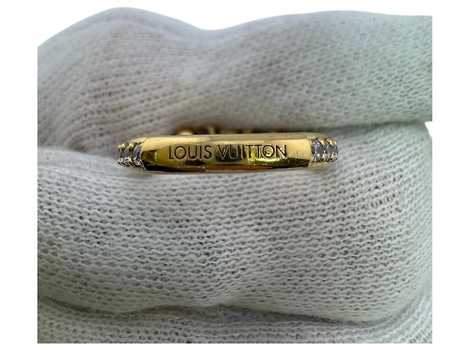 Anello Louis Vuitton Iconic placcato oro - vista 6