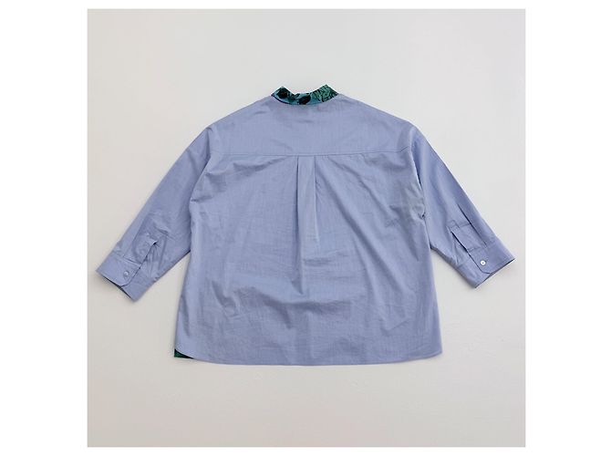 Completo in Seta Floreale Weekend Max Mara Rosa Blu Verde Porpora - vista 5