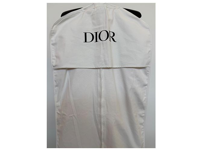Vestido de verão Christian Dior em lã e seda - Ecru - vista 16
