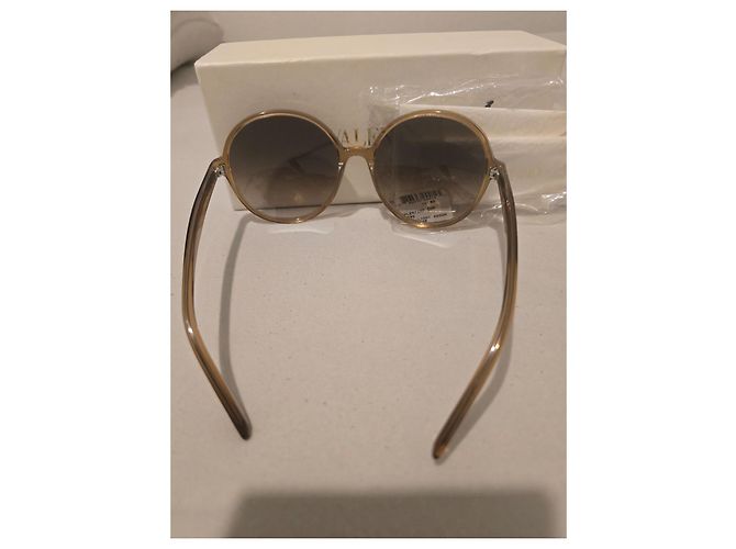 Gafas de sol redondas Valentino marrón claro - vista 9