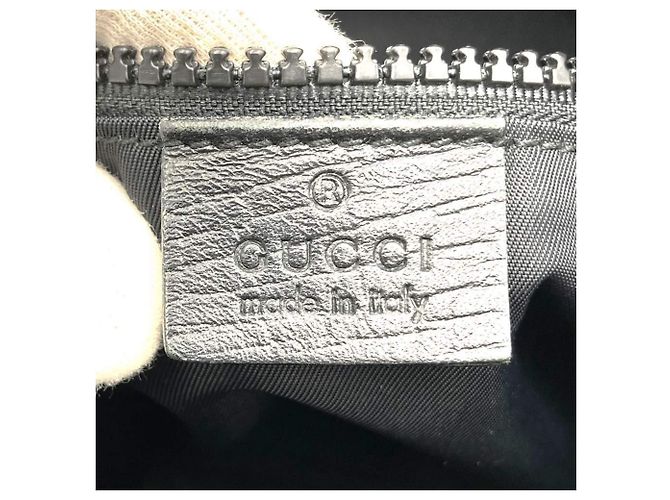Borsa a Spalla Gucci GG Supreme Nero - vista 7