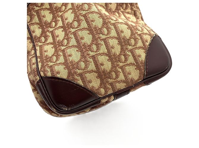 Borsa Boston Christian Dior Trotter Rosso Bordò - vista 10