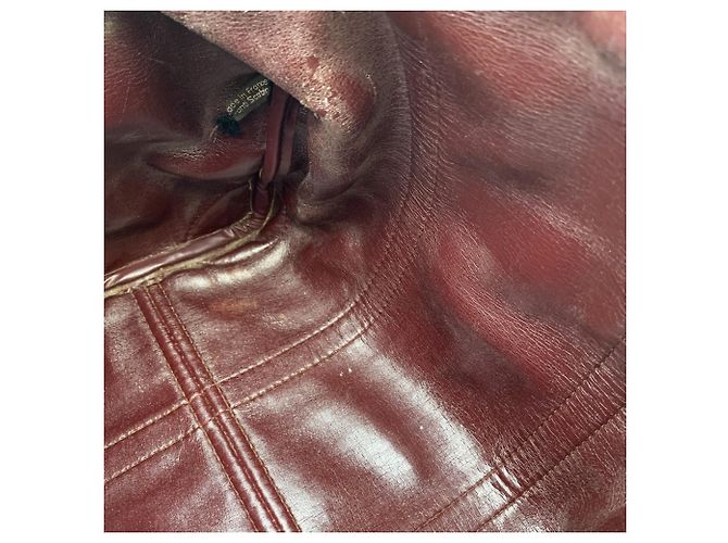Borsa Boston Christian Dior Trotter Rosso Bordò - vista 7