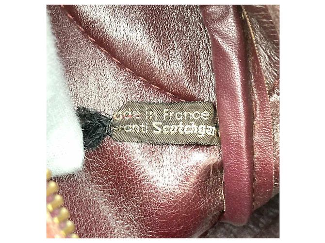 Borsa Boston Christian Dior Trotter Rosso Bordò - vista 9