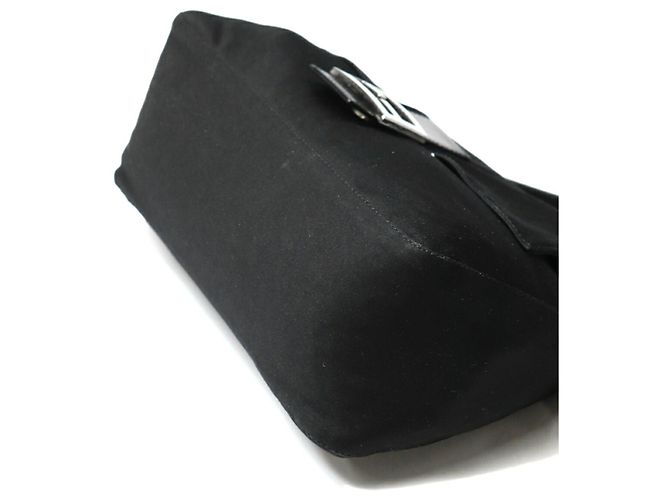 Borsa a Spalla Fendi Mamma Bucket Nero - vista 4