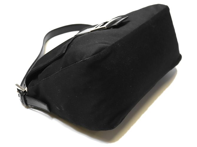 Borsa a Spalla Fendi Mamma Bucket Nero - vista 5