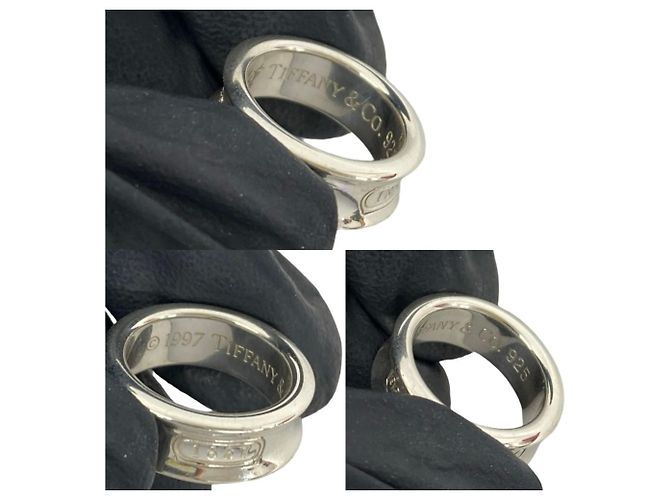 Tiffany & Co Anello Tiffany Vintage Narrow Band Argento - vista 3