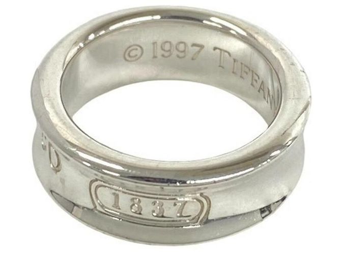 Tiffany & Co Anello Tiffany Vintage Narrow Band Argento - vista 5
