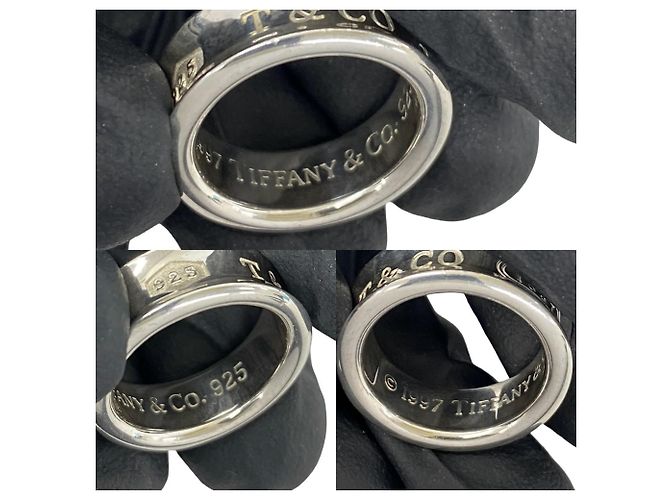Tiffany & Co. Vintage Narrow Band Ring Silber - Ansicht 3