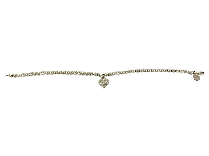 Bracciale con charm Return to Bead di Tiffany & Co. Argento Blu - vista 6