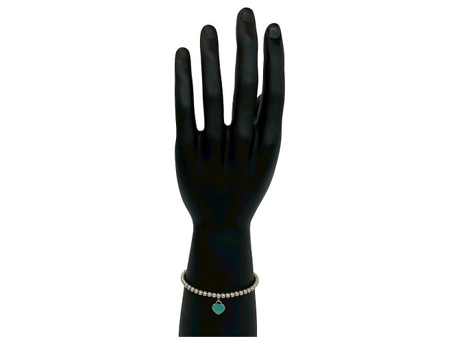 Perlenarmband aus der Return to Tiffany & Co. Kollektion Silber Blau - Ansicht 2