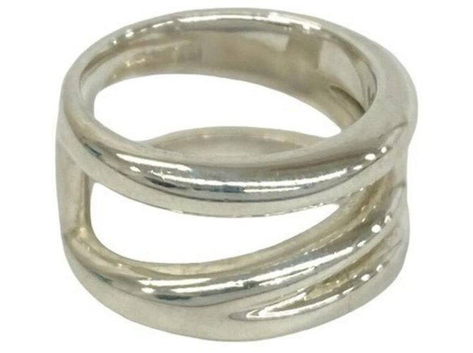 Tiffany & Co Tiffany Vintage Diagonal Band Ring Silber - Ansicht 5