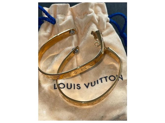 Louis Vuitton Orecchini a cerchio Monogram in oro D'oro - vista 5