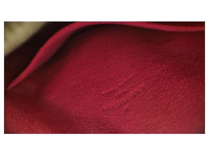 Louis Vuitton Borsa a Tracolla Damier Ebene Marrone - vista 11