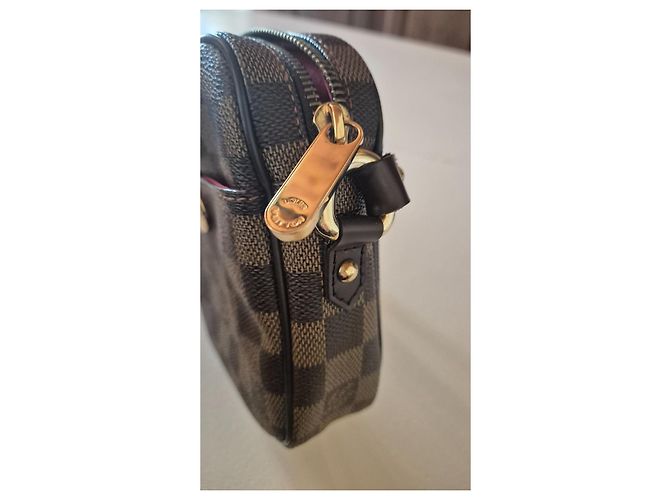 Louis Vuitton Borsa a Tracolla Damier Ebene Marrone - vista 4