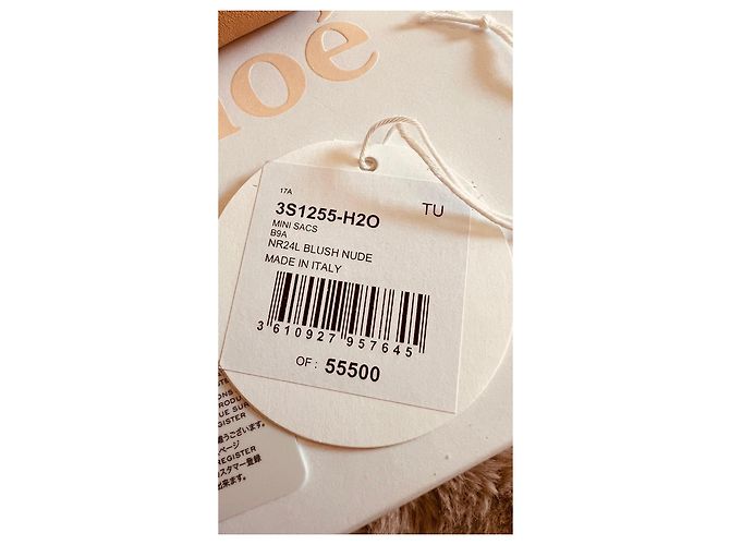 Chloé Mini Borsa a Secchiello Pelle Scamosciato Beige - vista 12
