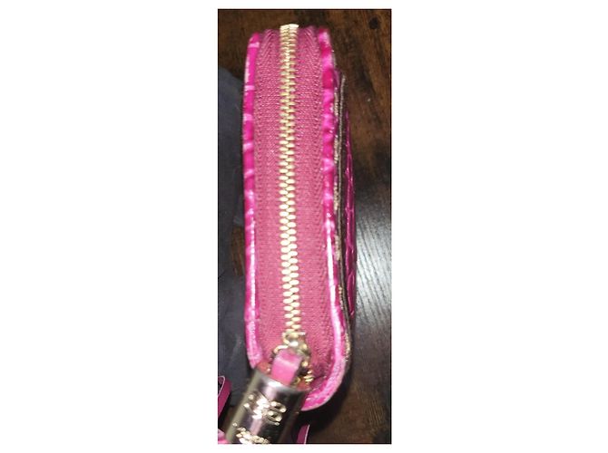Premier Flirt 1er flirt Lancel Portemonnaie Fuschia Gold hardware - Ansicht 7