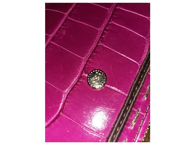 Premier Flirt 1er flirt Lancel Portemonnaie Fuschia Gold hardware - Ansicht 9