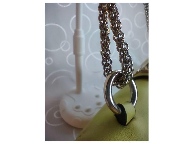 Valentino Garavani Borsa Rockstud Lock Flap - Pelle Giallo Lime - vista 12