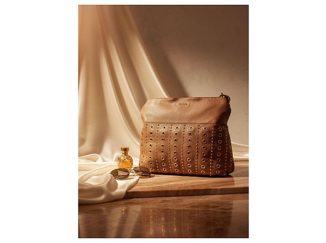 Miu Miu Studded and Grommet Hobo Bag in Brown Grained Leather - view 19