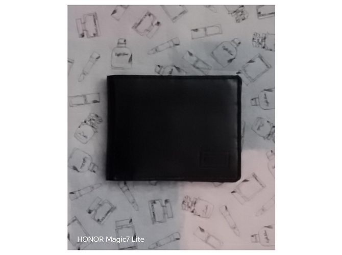Azzaro Black Leather Bifold Wallet - view 14