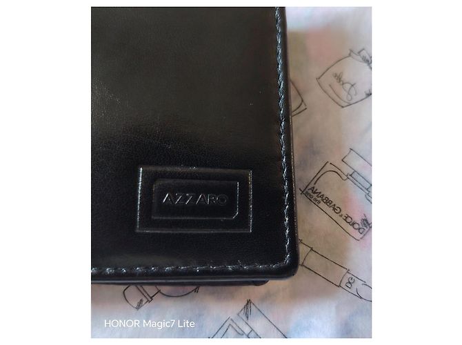 Azzaro Black Leather Bifold Wallet - view 2