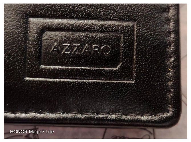 Azzaro Black Leather Bifold Wallet - view 3